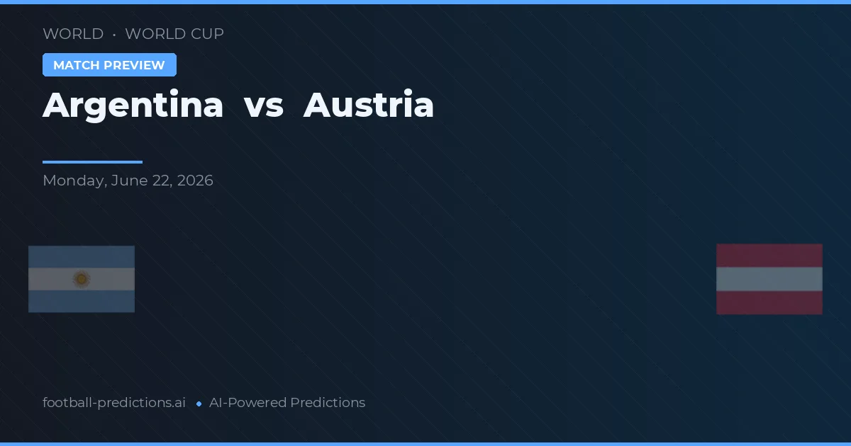 Argentina vs Rakousko — předpověď a náhled zápasu