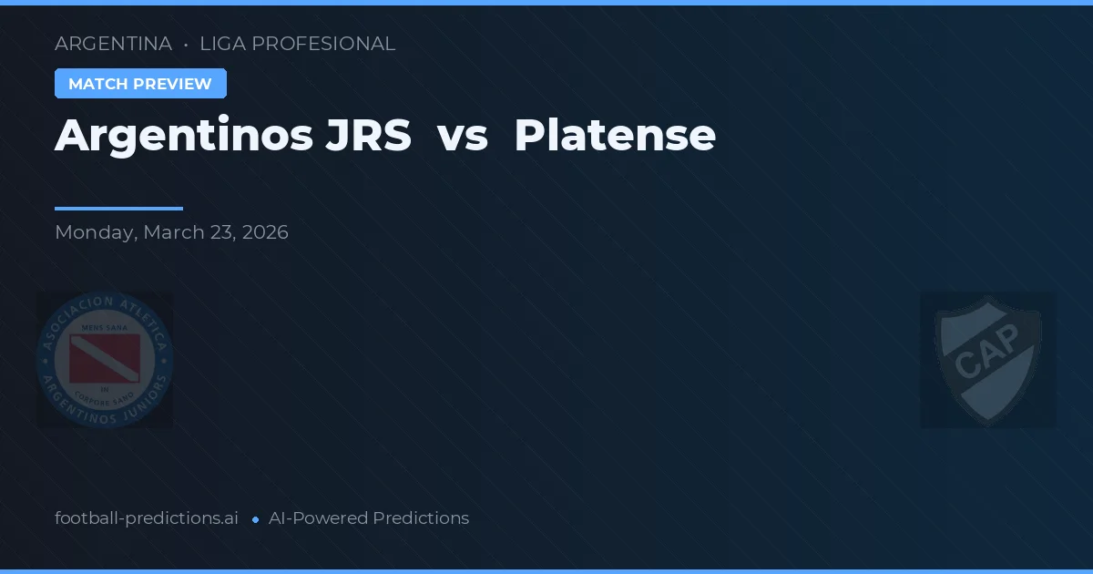 Argentinos Juniors vs Platense — předpověď a náhled zápasu