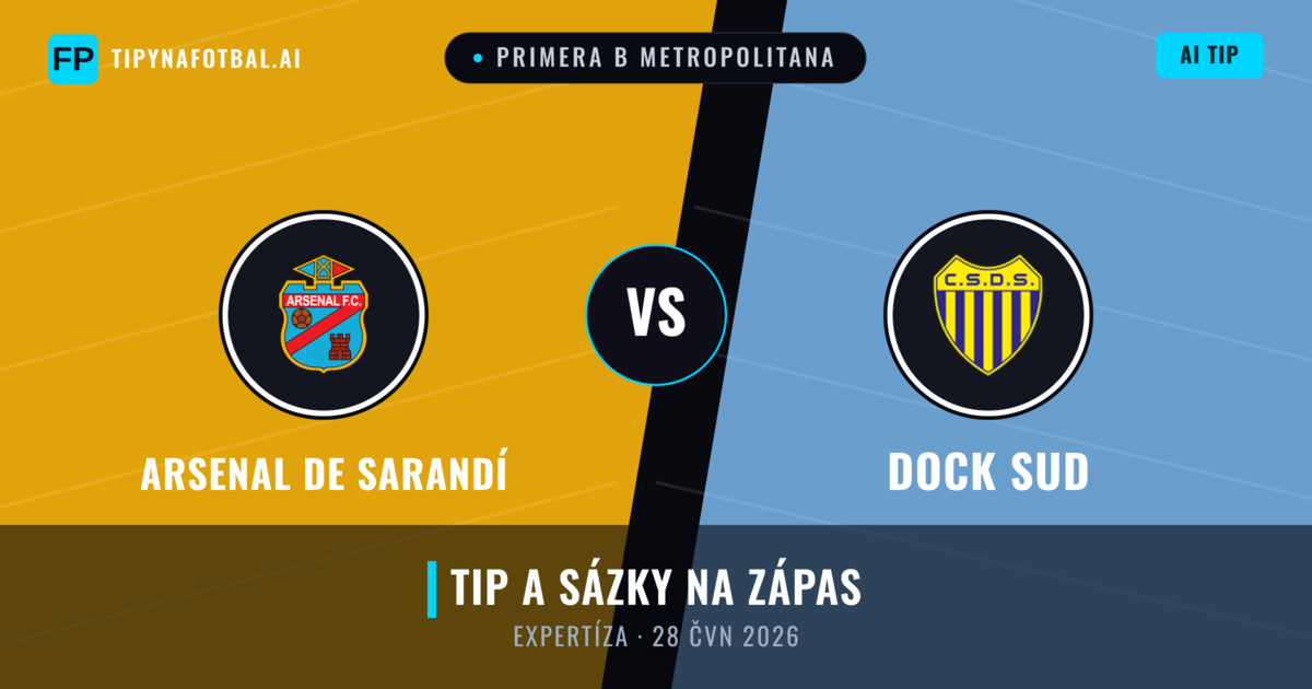 Arsenal de Sarandí vs Dock Sud — předpověď a náhled zápasu