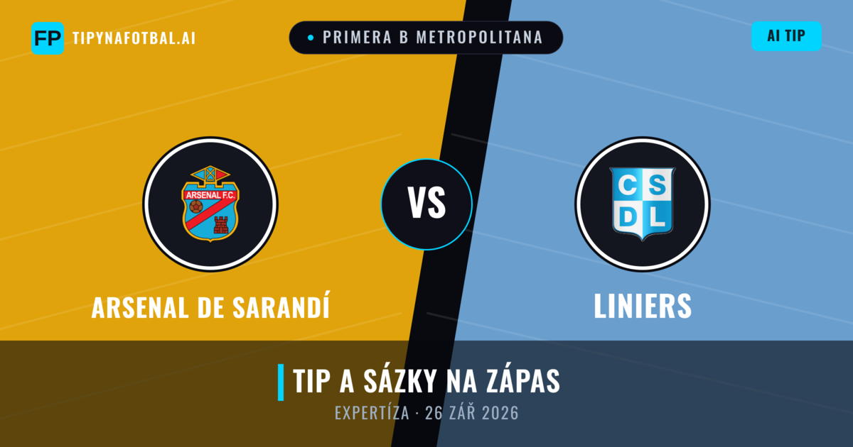 Arsenal de Sarandí vs Liniers — předpověď a náhled zápasu