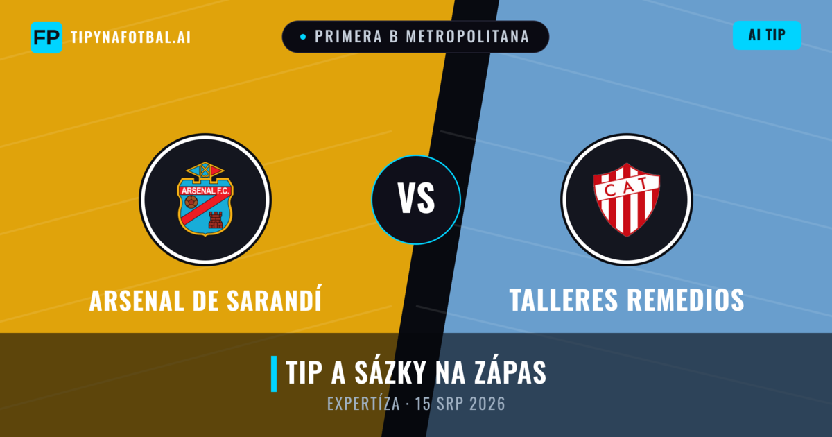 Arsenal de Sarandí vs Talleres Remedios — předpověď a náhled zápasu