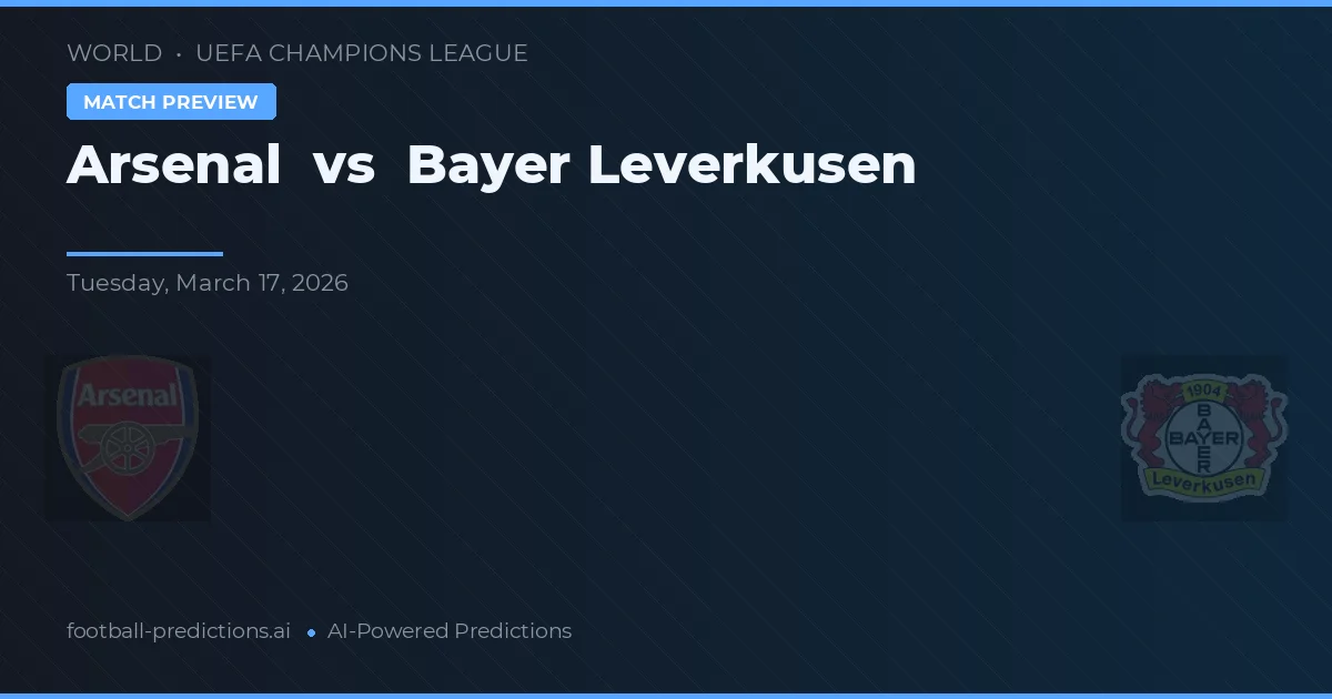 Arsenal vs Bayer Leverkusen — předpověď a náhled zápasu
