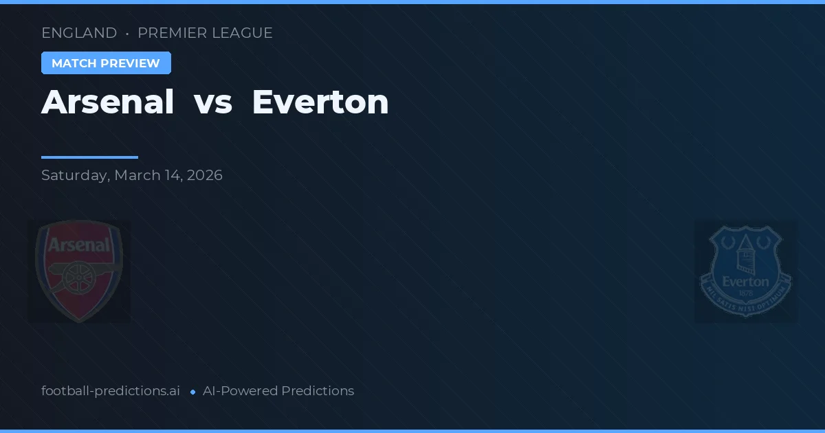 Arsenal vs Everton — předpověď a náhled zápasu