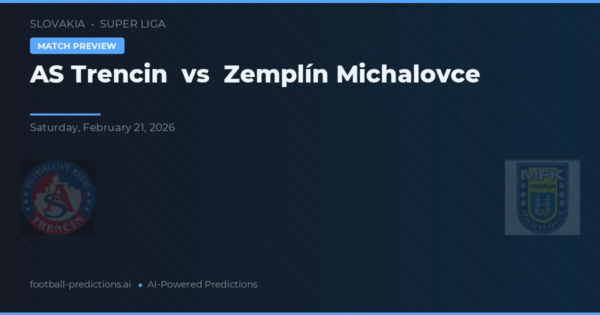 AS Trenčín vs Zemplín Michalovce — předpověď a náhled zápasu