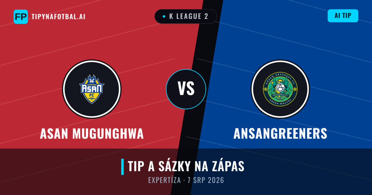 Asan Mugunghwa vs Ansangreeners — předpověď a náhled zápasu