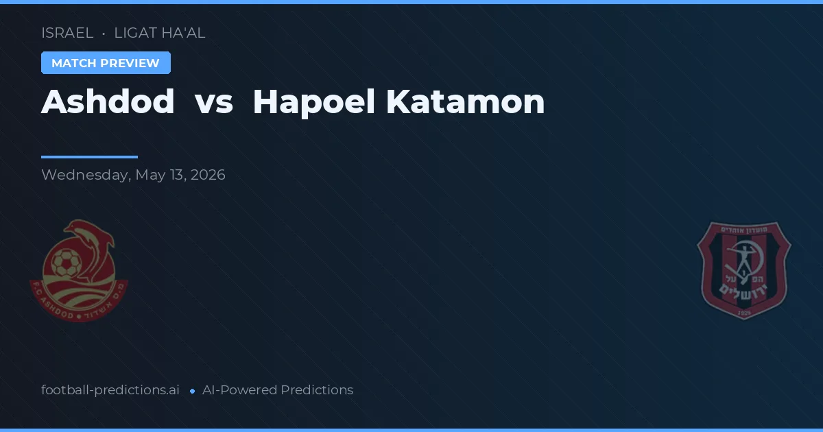 Ašdod vs Hapoel Katamon — předpověď a náhled zápasu