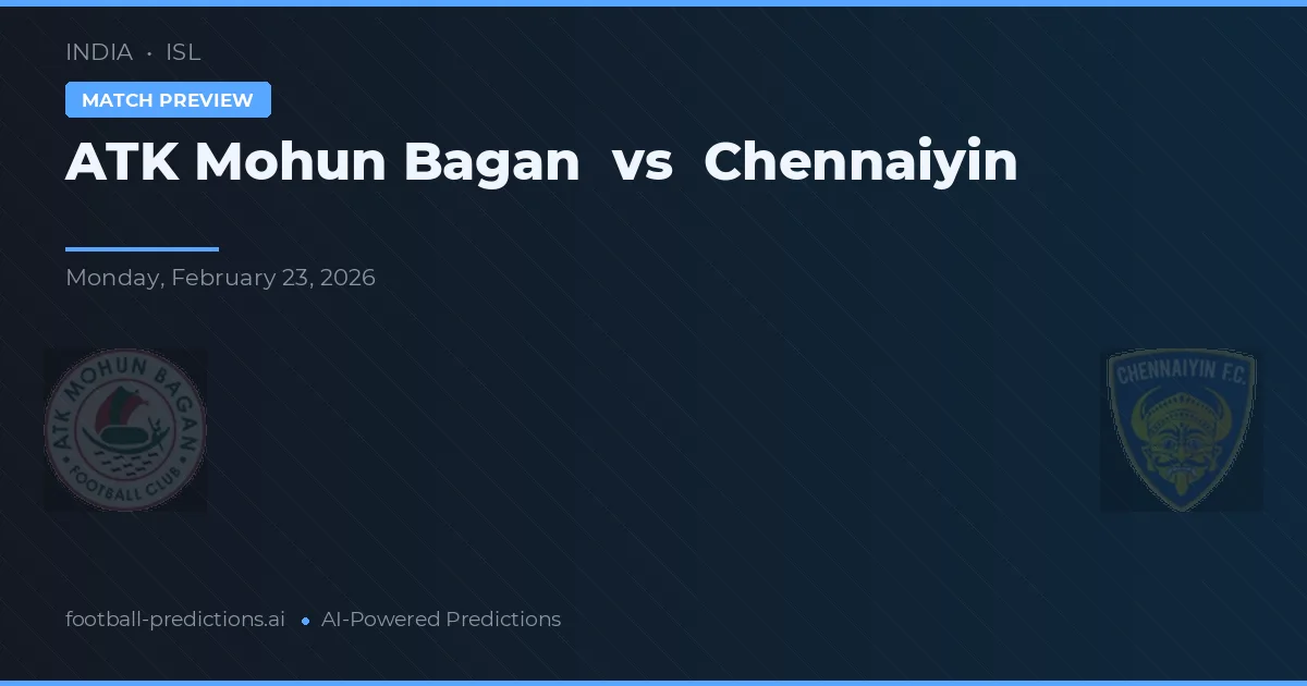 ATK Mohun Bagan vs Chennaiyin — předpověď a náhled zápasu