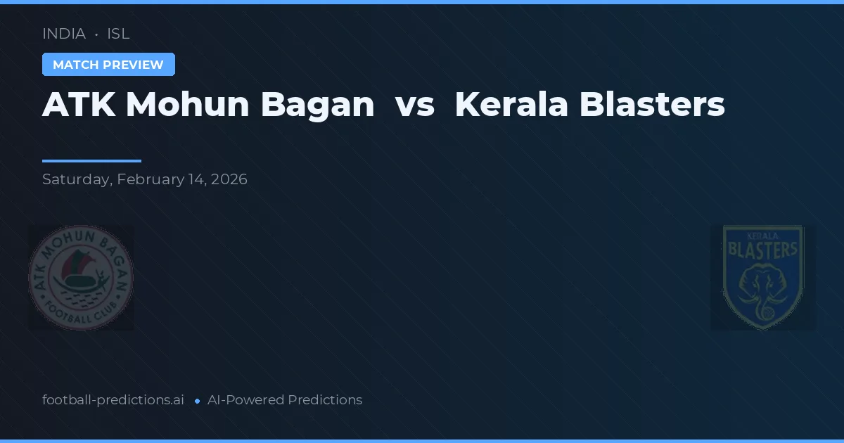 ATK Mohun Bagan vs Kerala Blasters — předpověď a náhled zápasu
