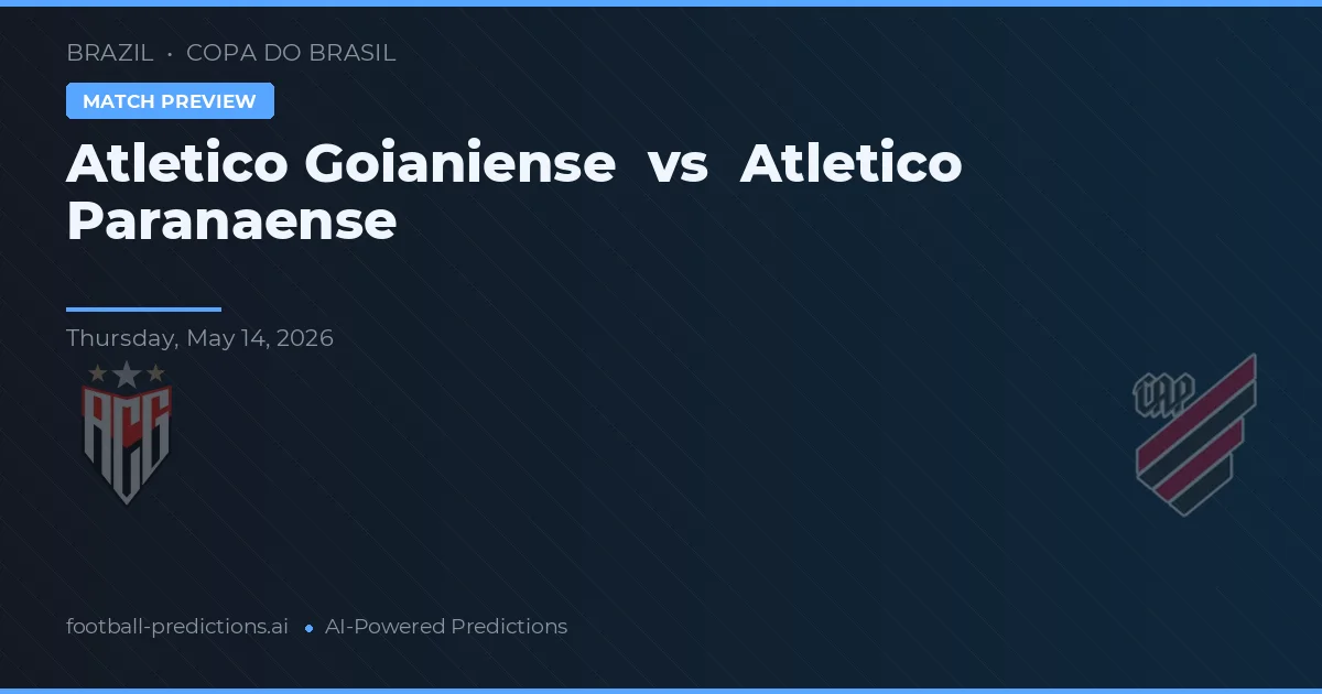 Atlético Goianiense vs Atlético Paranaense — předpověď a náhled zápasu