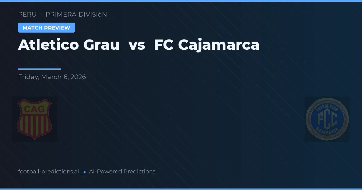 Atlético Grau vs FC Cajamarca — předpověď a náhled zápasu