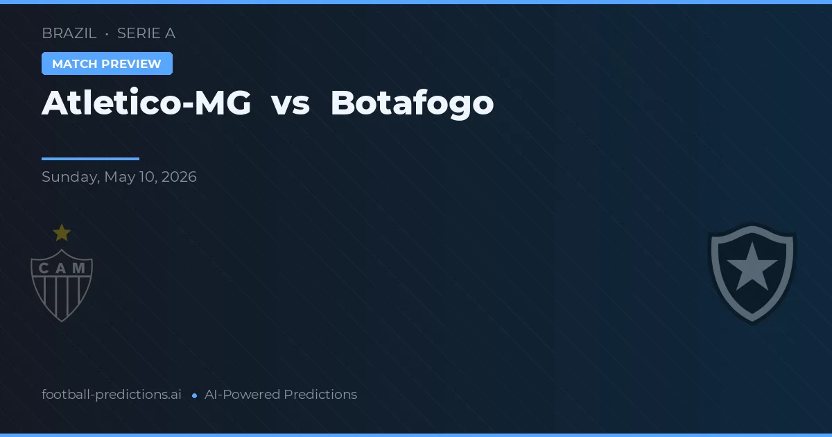 Atlético-MG vs Botafogo — předpověď a náhled zápasu