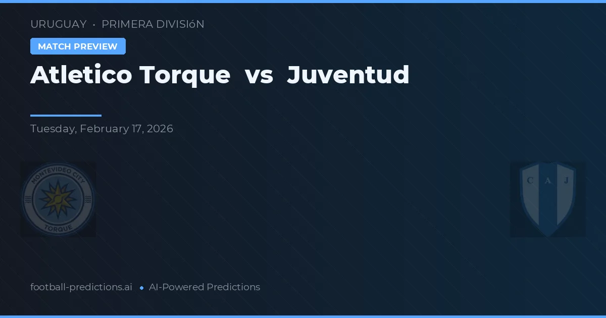 Atlético Torque vs Juventud — předpověď a náhled zápasu