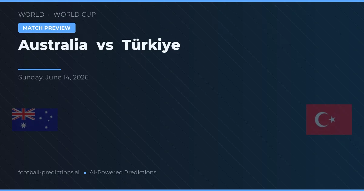 Austrálie vs Turecko — předpověď a náhled zápasu