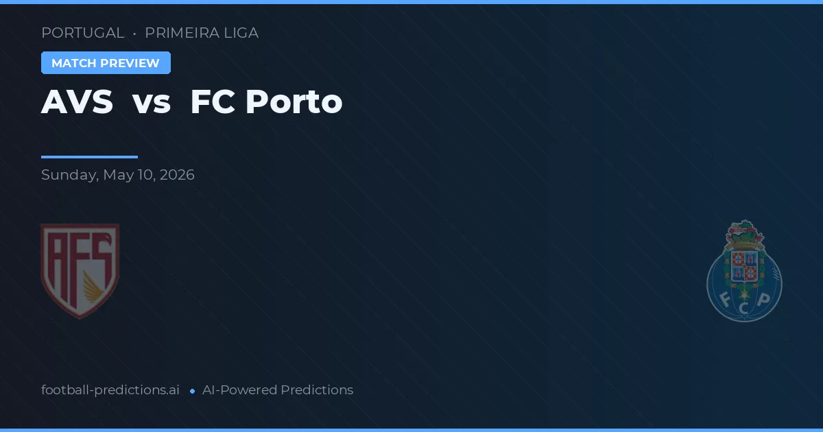 AVS vs FC Porto — předpověď a náhled zápasu