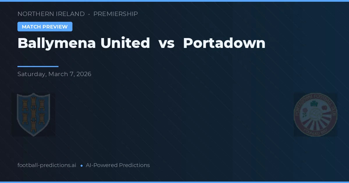 Ballymena United vs Portadown — předpověď a náhled zápasu