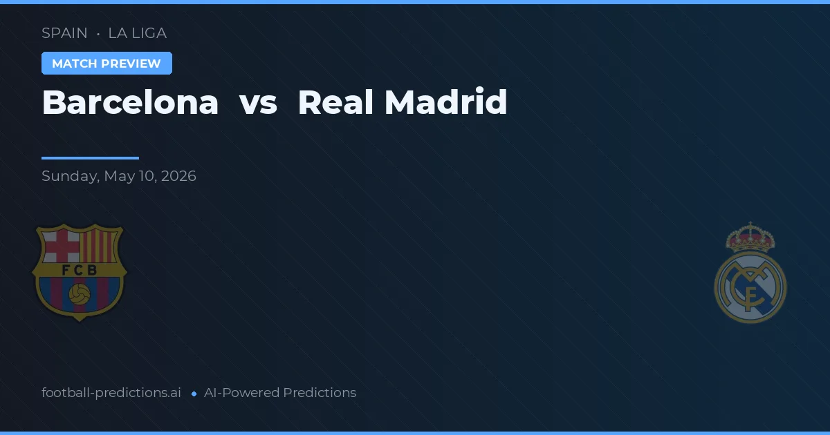 Barcelona vs Real Madrid — předpověď a náhled zápasu