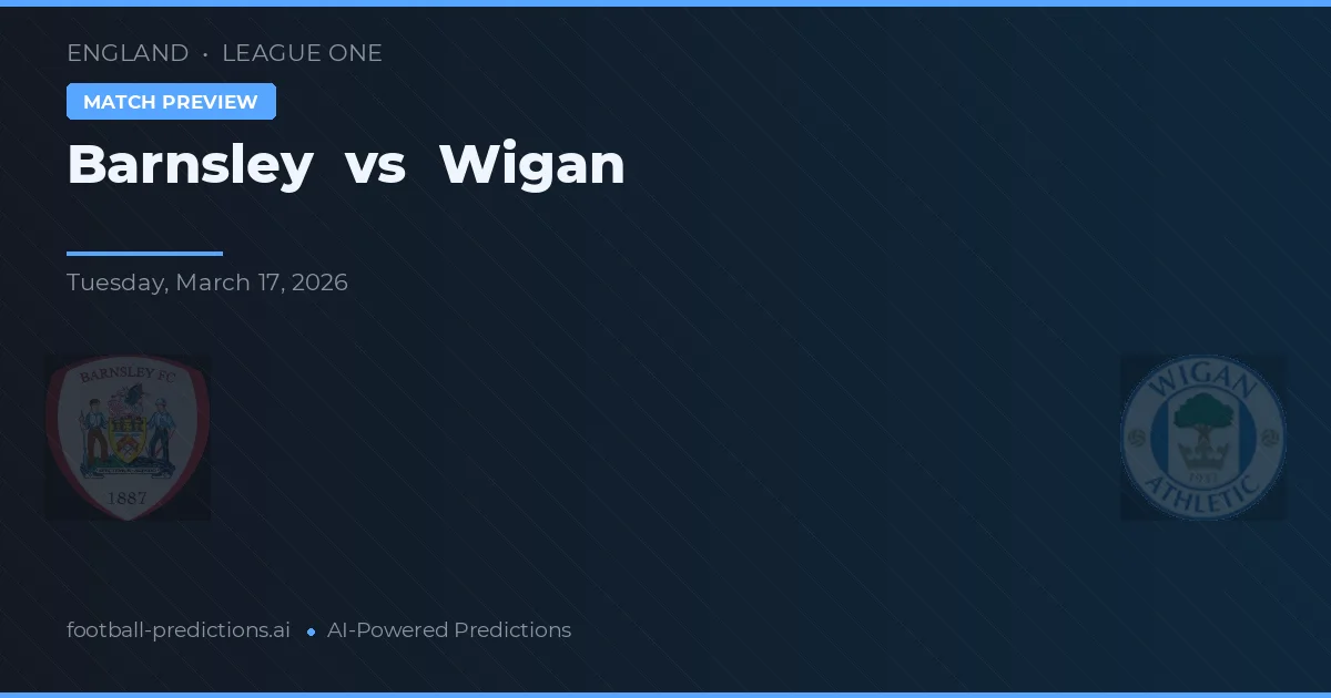 Barnsley vs Wigan — předpověď a náhled zápasu