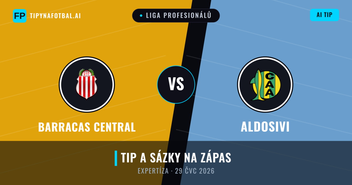 Barracas Central vs Aldosivi — předpověď a náhled zápasu