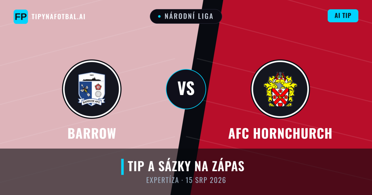 Barrow vs AFC Hornchurch — předpověď a náhled zápasu