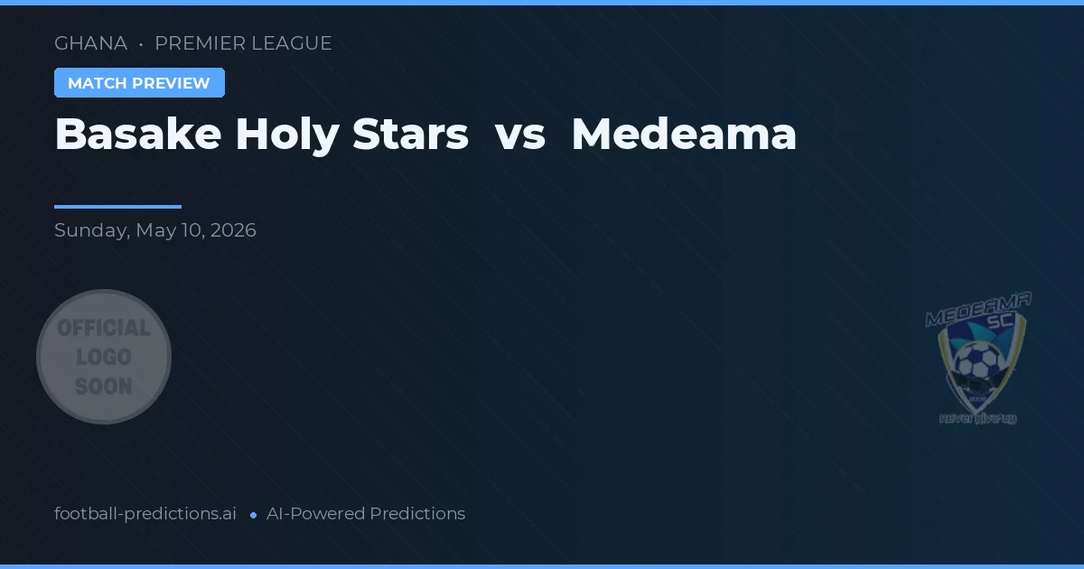 Basake Holy Stars vs Medeama — předpověď a náhled zápasu