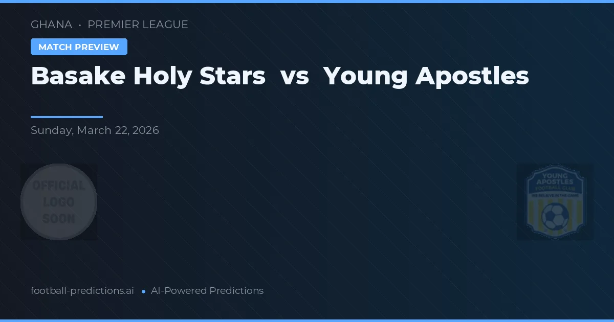 Basake Holy Stars vs Young Apostles — předpověď a náhled zápasu