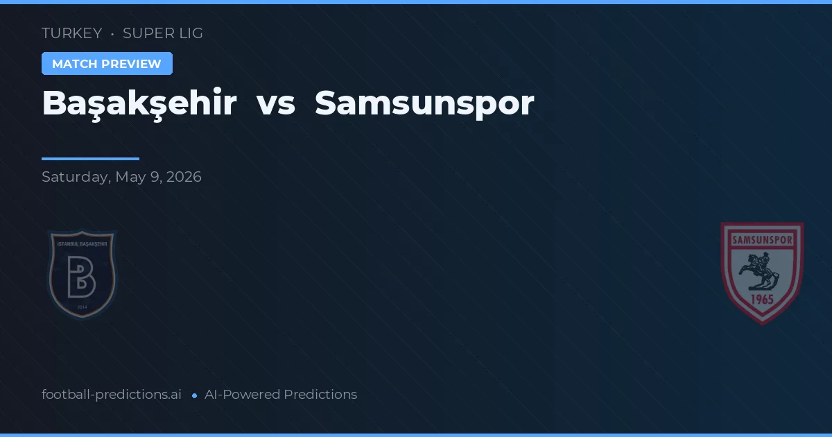 Başakşehir vs Samsunspor — předpověď a náhled zápasu