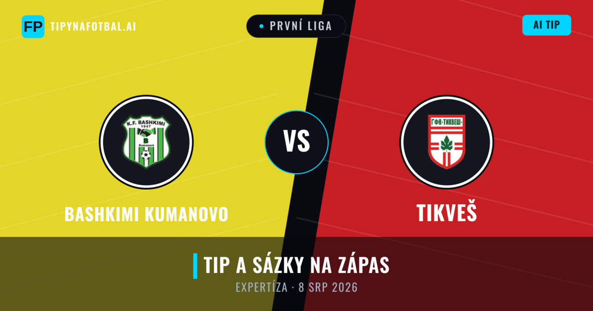 Bashkimi Kumanovo vs Tikveš — předpověď a náhled zápasu