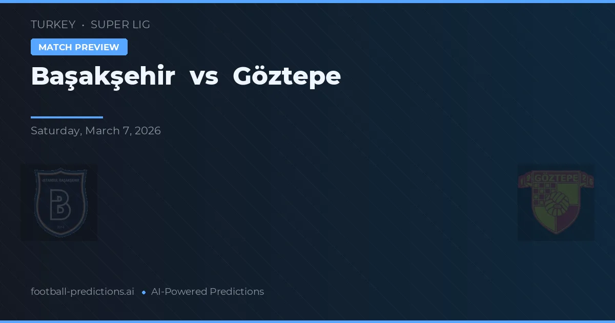 Başakşehir vs Göztepe — předpověď a náhled zápasu