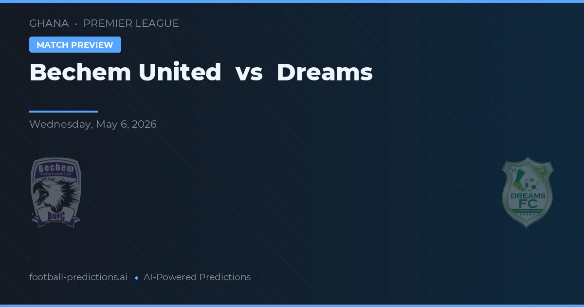 Bechem United vs Dreams — předpověď a náhled zápasu