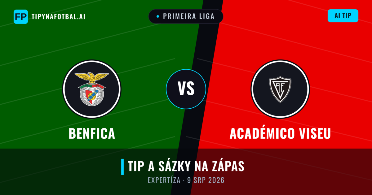 Benfica vs Académico Viseu — předpověď a náhled zápasu