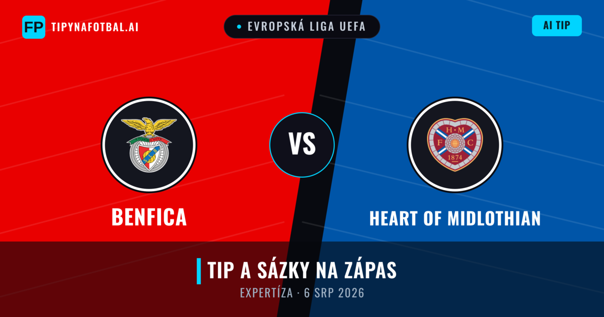 Benfica vs Heart of Midlothian — předpověď a náhled zápasu