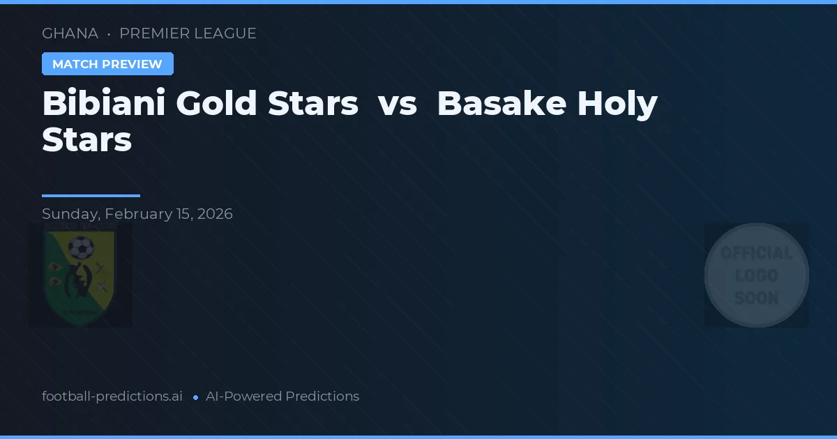 Bibiani Gold Stars vs Basake Holy Stars — předpověď a náhled zápasu