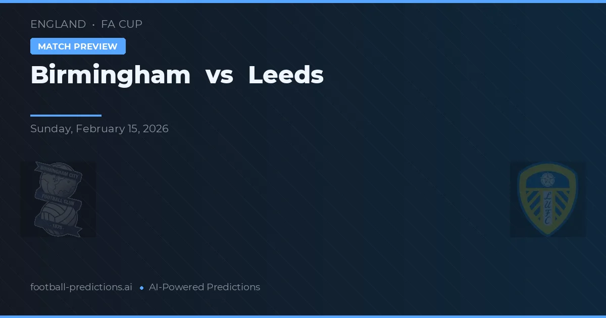 Birmingham vs Leeds — předpověď a náhled zápasu