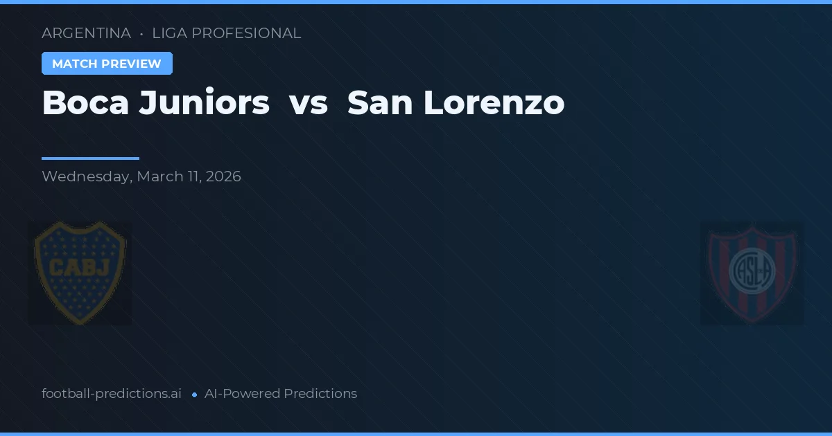 Boca Juniors vs San Lorenzo — předpověď a náhled zápasu