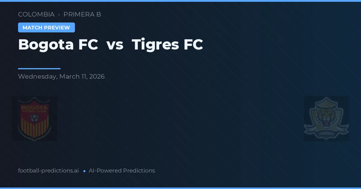 Bogotá FC vs Tigres FC — předpověď a náhled zápasu