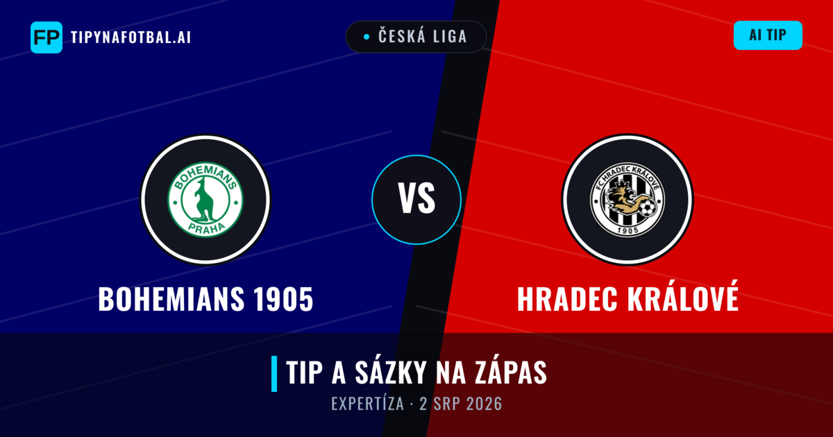 Bohemians 1905 vs Hradec Králové — předpověď a náhled zápasu