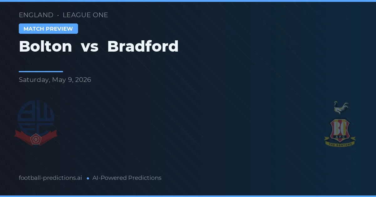 Bolton vs Bradford — předpověď a náhled zápasu
