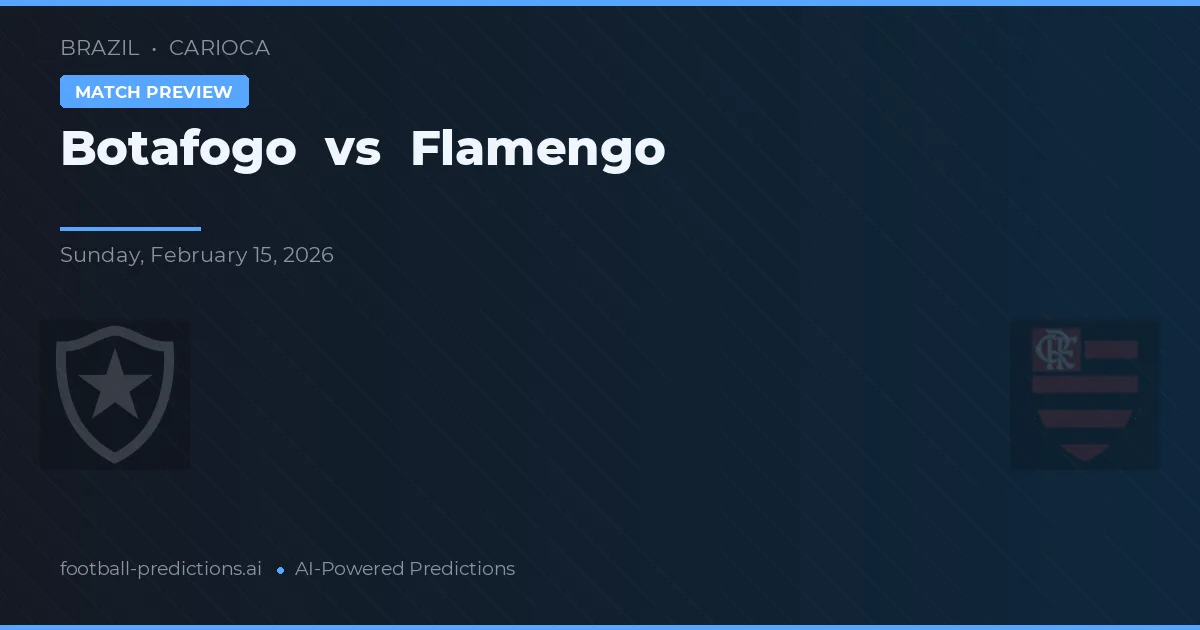 Botafogo vs Flamengo — předpověď a náhled zápasu