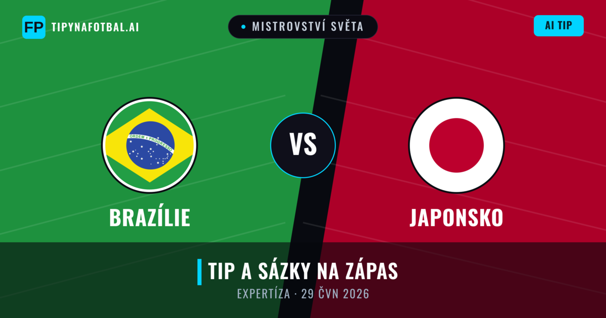 Brazílie vs Japonsko — předpověď a náhled zápasu