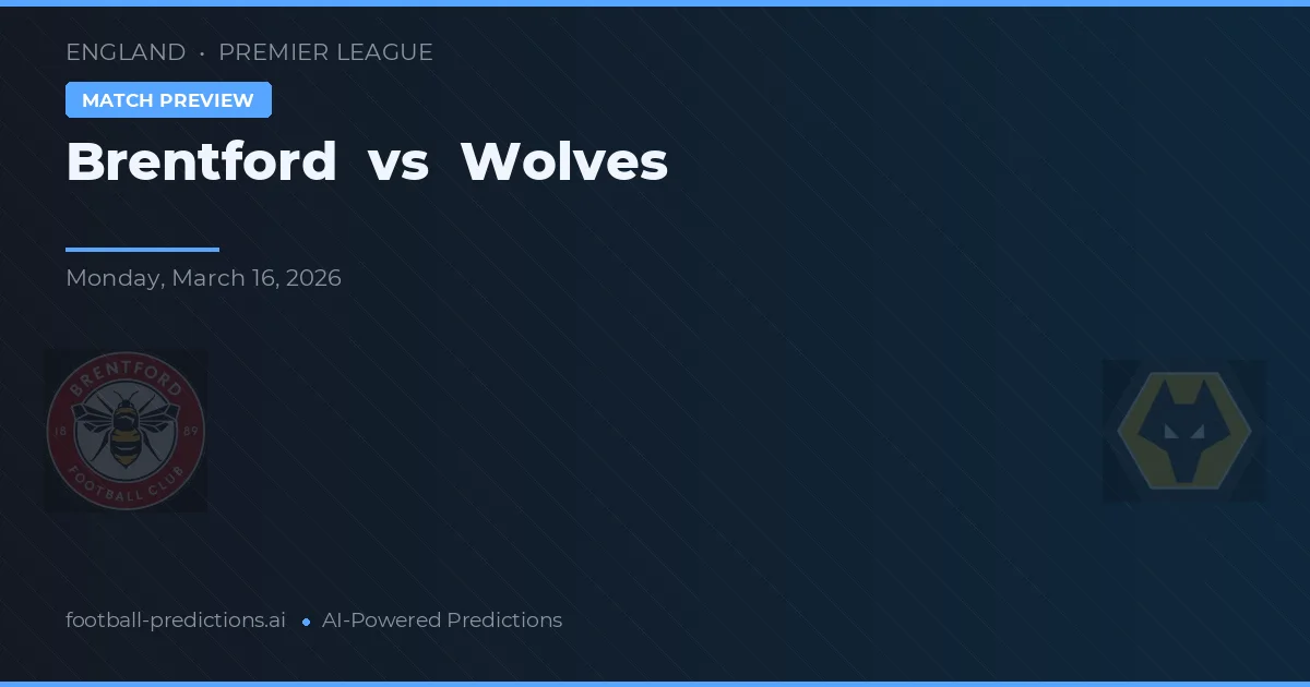 Brentford vs Wolves — předpověď a náhled zápasu
