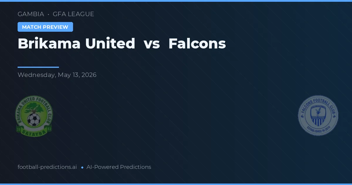 Brikama United vs Falcons — předpověď a náhled zápasu