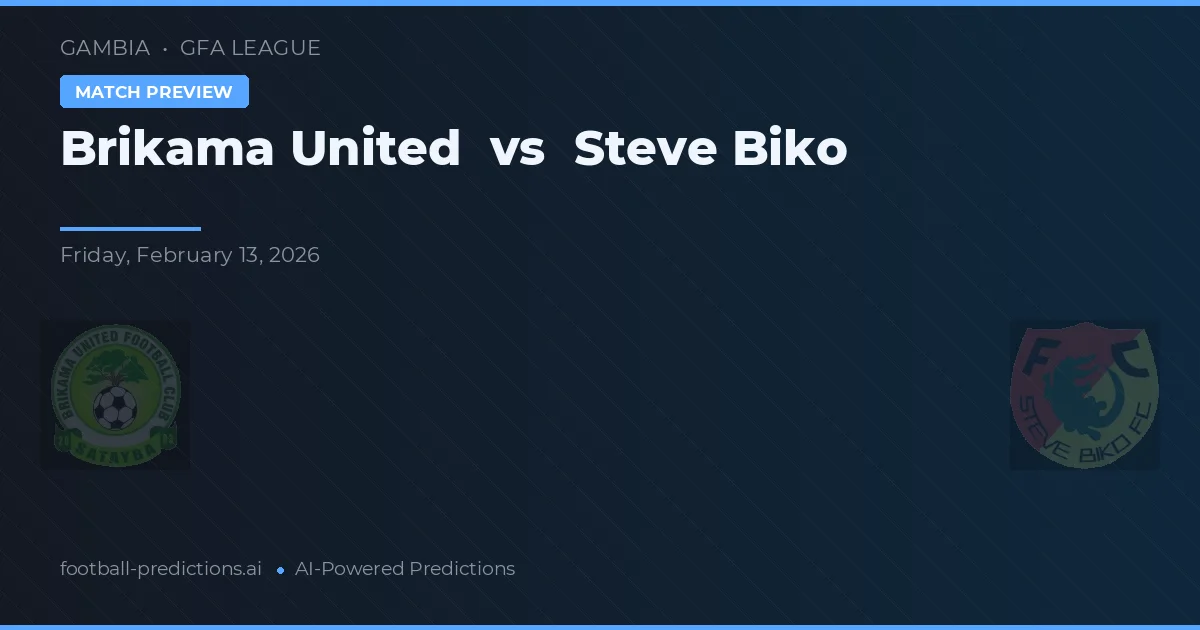 Brikama United vs Steve Biko — předpověď a náhled zápasu