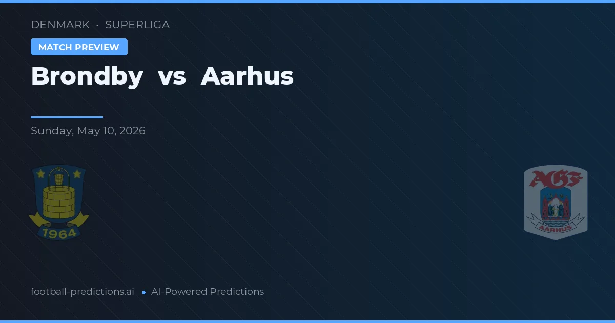 Brøndby vs Aarhus — předpověď a náhled zápasu