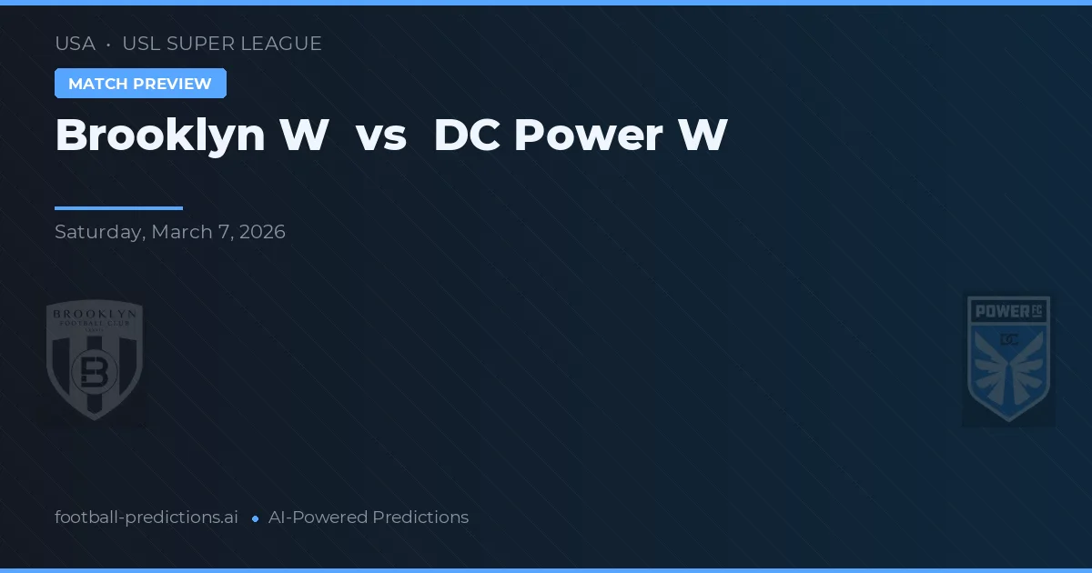 Brooklyn W vs DC Power W — předpověď a náhled zápasu