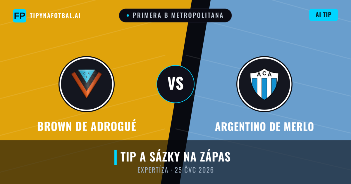 Brown de Adrogué vs Argentino de Merlo — předpověď a náhled zápasu