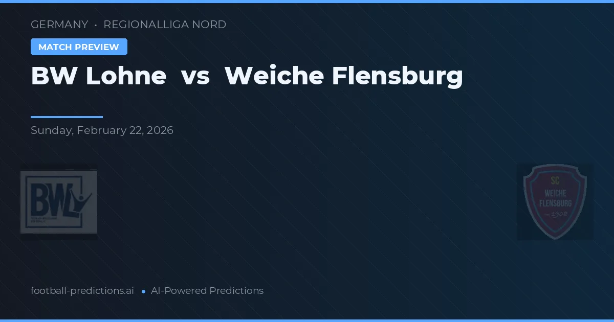 BW Lohne vs Weiche Flensburg — předpověď a náhled zápasu