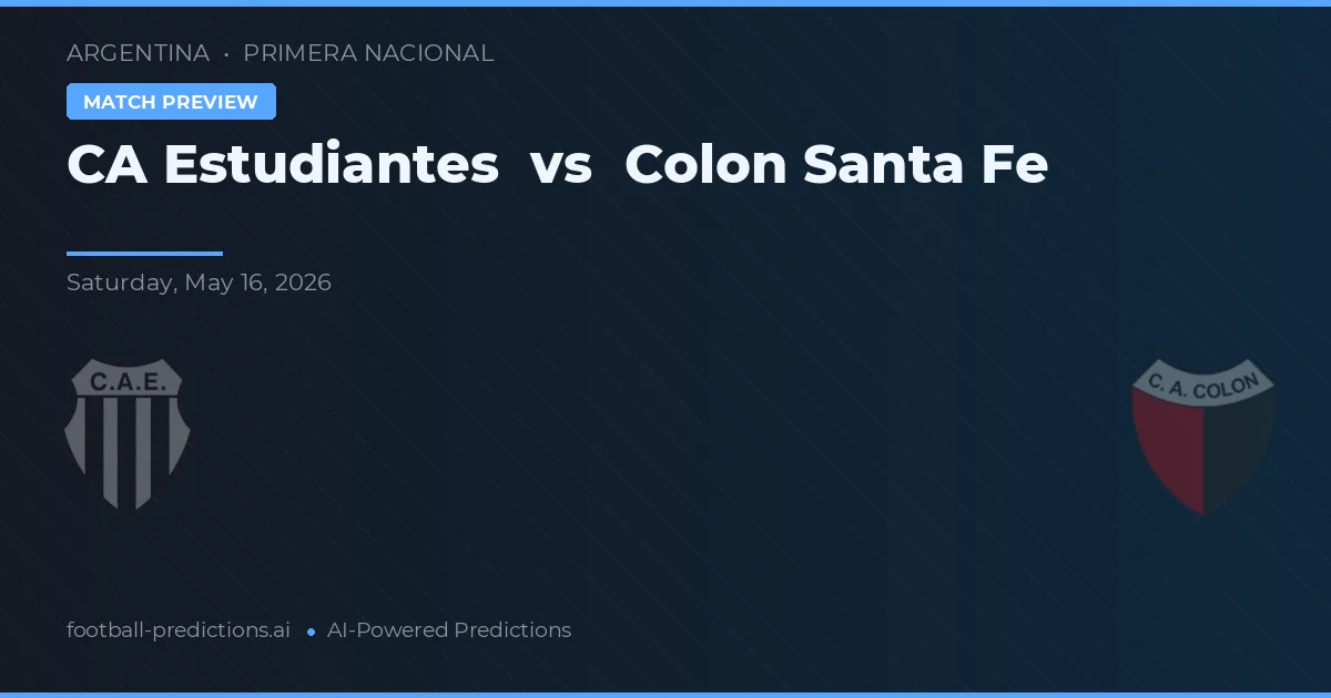 Estudiantes de La Plata vs Colón Santa Fe — předpověď a náhled zápasu