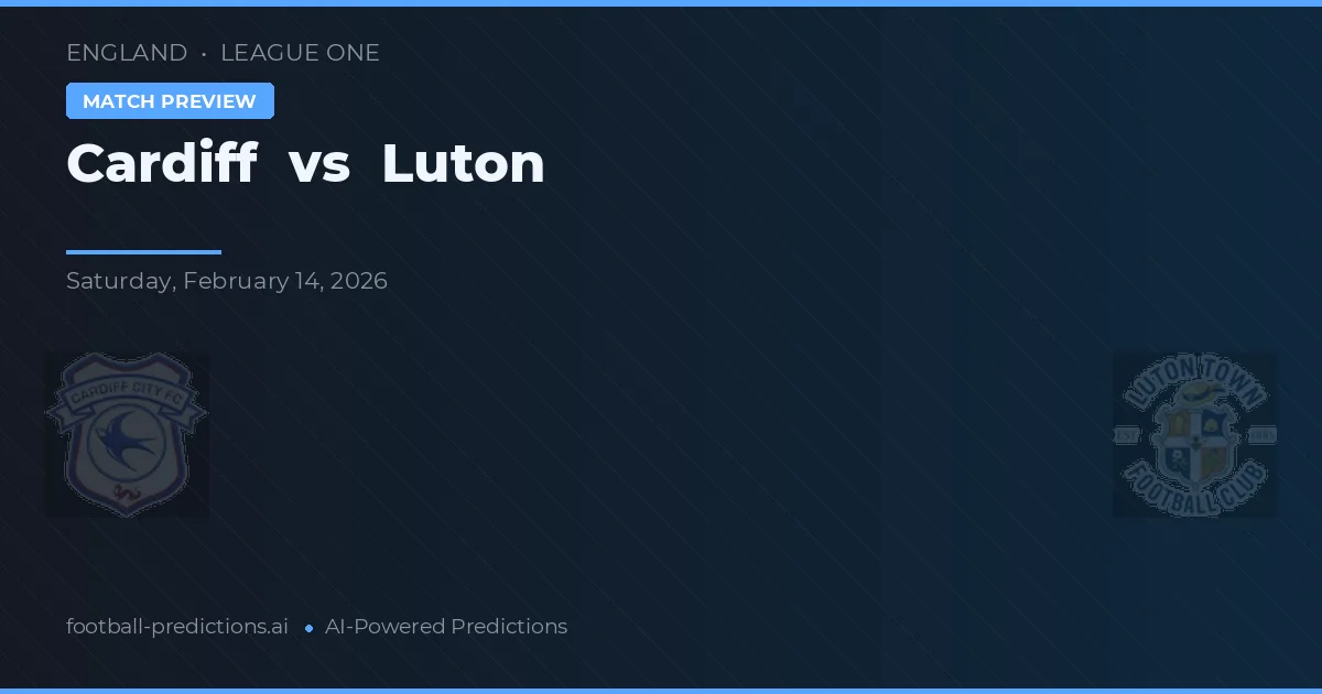 Cardiff vs Luton — předpověď a náhled zápasu