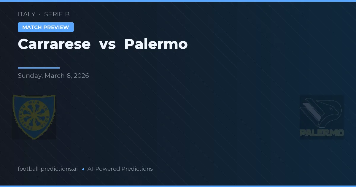 Carrarese vs Palermo — předpověď a náhled zápasu