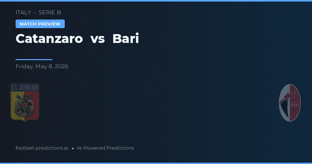 Catanzaro vs Bari — předpověď a náhled zápasu